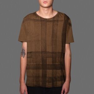 Brown Checkered Men's Shirt